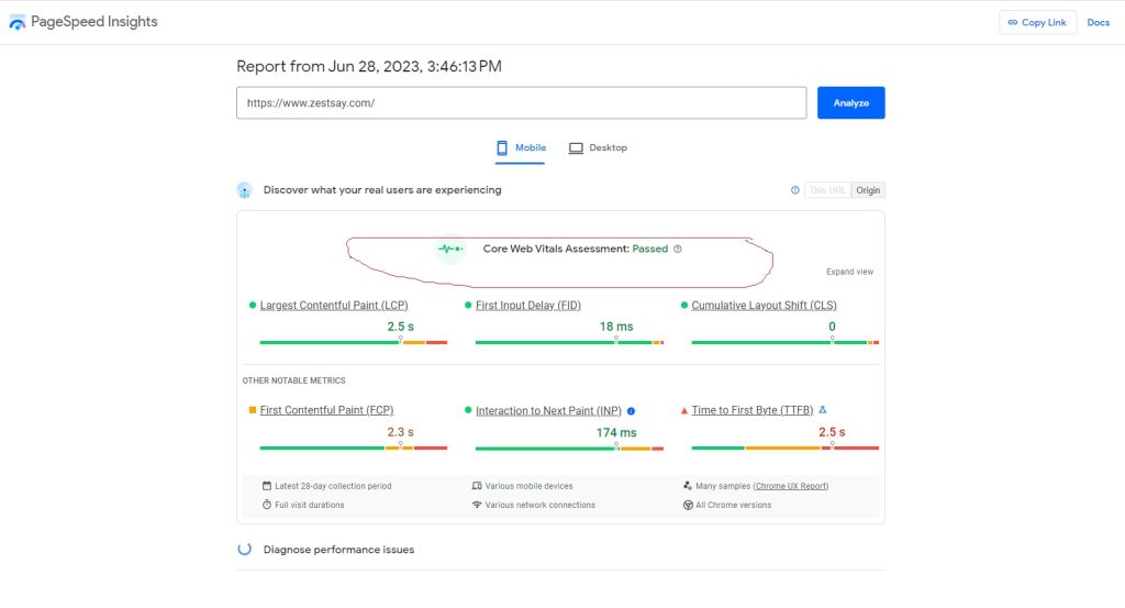 Core Web Vitals - Website Speed Optimization