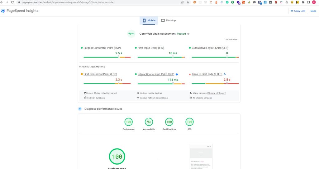 Website Speed Testing - Core Web Vitals - Website Speed Optimization